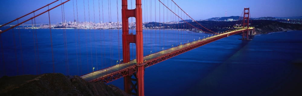 Panoramic Golden Gate Wallpaper