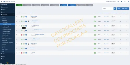 DatsoGallery dev progress for Joomla 4