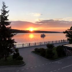 Sunset in Ternopil