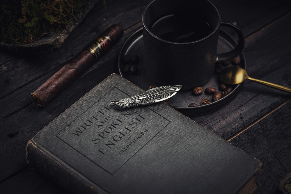 Coffee and an Old Book