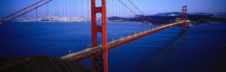 Panoramic Golden Gate Wallpaper