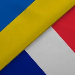 Flag of Ukraine-France